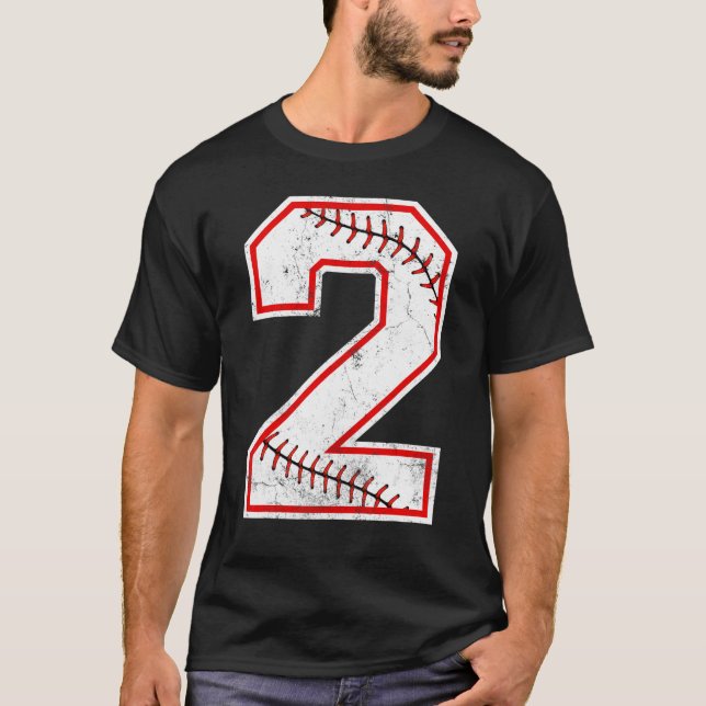 2nd Birthday Boy Baseball 2 Year Old Baseball Play T-Shirt (Front)