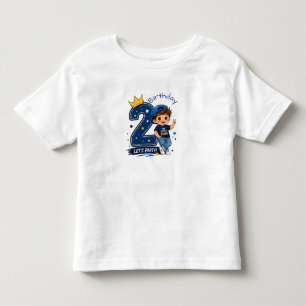 2nd Birthday Boy T-Shirt for Toddler Boys Cute tee