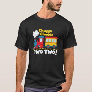 2nd Birthday Boy Train - Chugga Chugga Two Two Kid T-Shirt