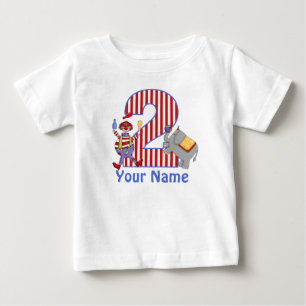 2nd Birthday Circus Personalised Shirt