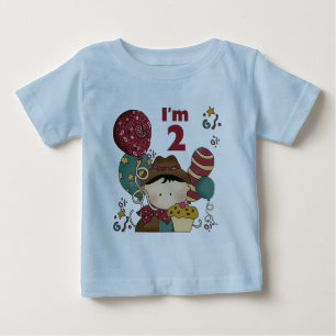 2nd Birthday Cowboy T-shirts and Gifts