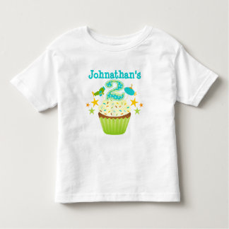 2nd Birthday Cupcake (Boys) Toddler T-Shirt