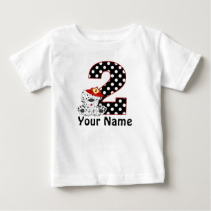 2nd Birthday Dalmatian Personalised T Shirt