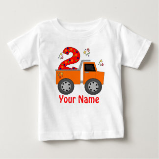 2nd Birthday Dump Truck Personalised T-shirt