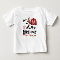 2nd Birthday Farm Animals Personalised