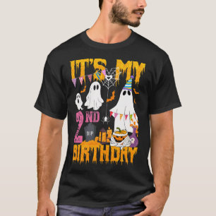 2nd Birthday Ghost Pumpkin Halloween Costume T-Shirt