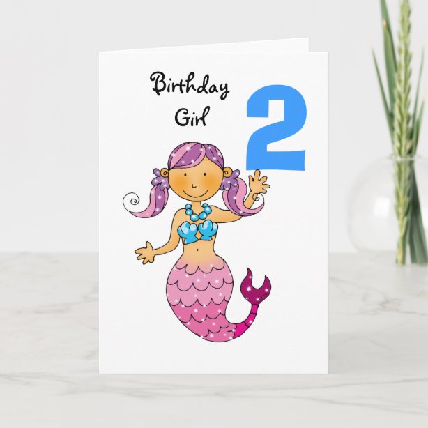 Mermaid Birthday Cards | Zazzle UK