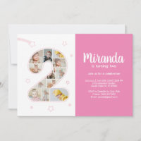 2nd Birthday Girl Number 2 Custom Photo Collage