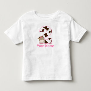 2nd Birthday Horse Girls Personalised Shirt