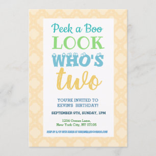 2nd Birthday Invitation Wording