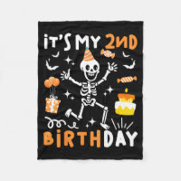 2nd birthday kids funny skeleton 2nd birthday