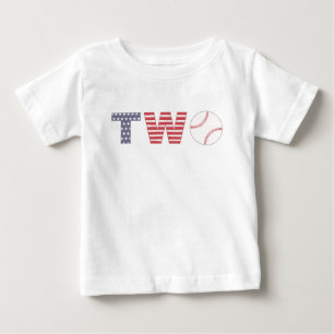 2nd Birthday Outfit, Baseball Party, Photo Prop Baby T-Shirt