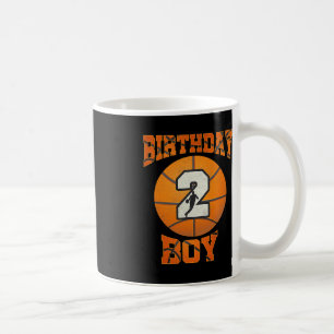 2nd Birthday Outfit Boy Basketball Second 2 Year O Coffee Mug