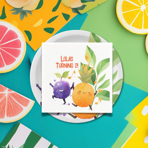 2nd Birthday Party Two-tti Fruity Napkin
