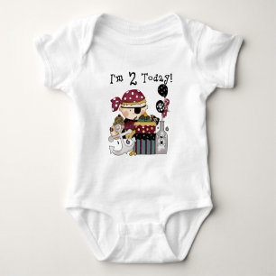 2nd  Birthday Pirate Tshirts and Gifts