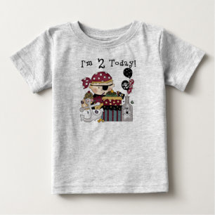 2nd Birthday Pirate Tshirts and Gifts