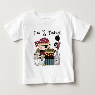 2nd Birthday Pirate Tshirts and Gifts