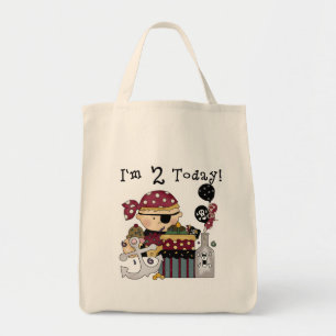 2nd Birthday Pirate Tshirts and Gifts Tote Bag