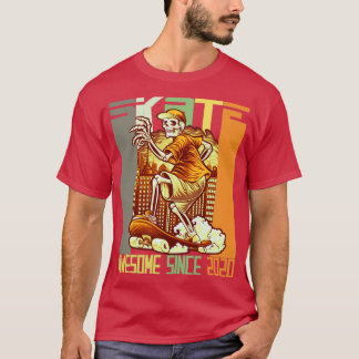 2nd Birthday Skateboard Lovers Skater Awesome Sinc T-Shirt