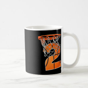 2nd Birthday Sport 2 Years Old Basketball 2 Boys K Coffee Mug