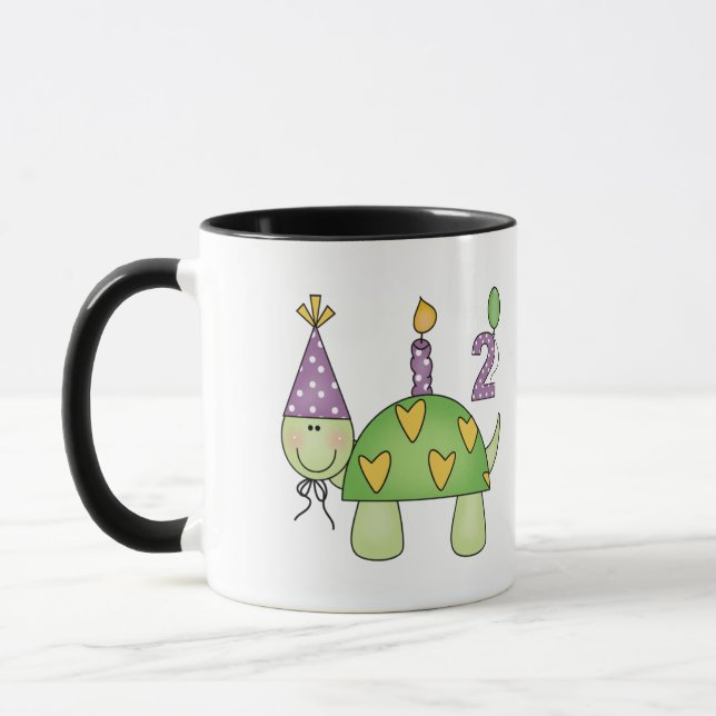 2nd Birthday Turtle Mug (Left)