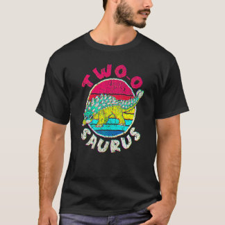 2nd Birthday Two O Saurus I Ankylosaurus I Family  T-Shirt