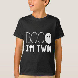 2nd Birthday Two Year Old Boo I'm Two! Halloween G T-Shirt