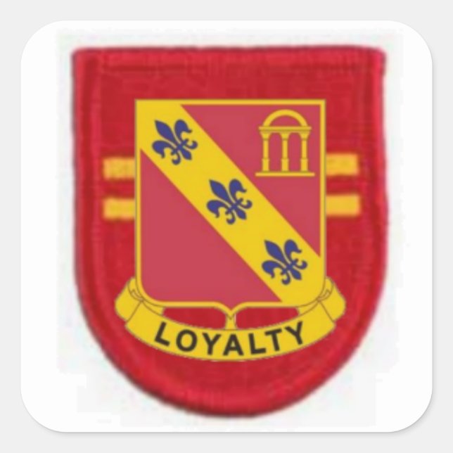 2ND BN 319TH FIELD ARTILLERY FLASH/DUI STICKERS (Front)