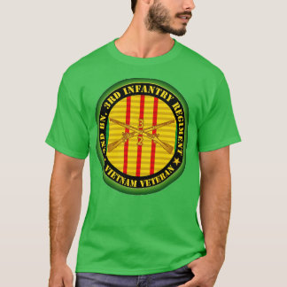 2nd Bn 3rd Infantry Regiment Vietnam Veteran w Inf T-Shirt