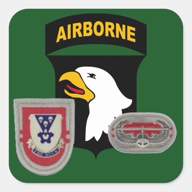 2ND BN 503D INFANTRY 101ST AIRBORNE STICKERS (Front)