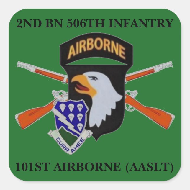 2ND BN 506TH INFANTRY 101ST AIRBORNE STICKERS (Front)