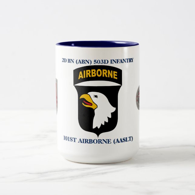 2ND BN (ABN) 503D INFANTRY 101ST AIRBORNE MUG (Center)