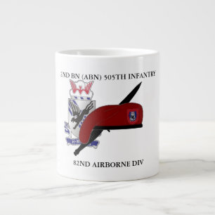 2ND BN (ABN) 505TH INFANTRY JUMBO MUG