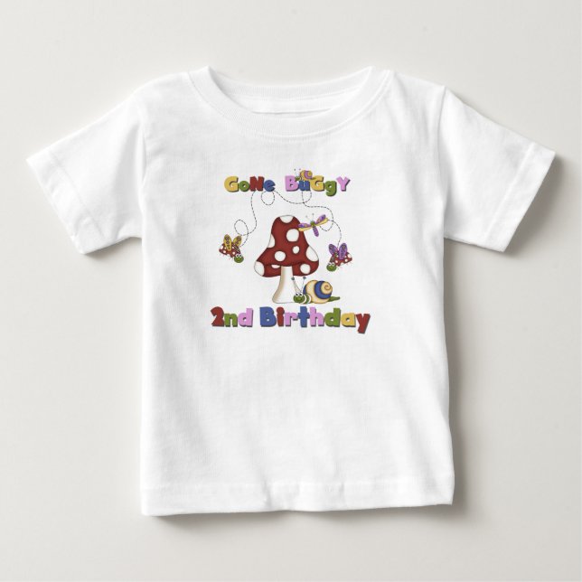 2nd Bug Birthday Baby T-Shirt (Front)