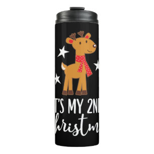 2nd Christmas Reindeer Thermal Tumbler