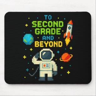 2nd Grade And Beyond Astronaut Space Boys Gamer Fi Mouse Mat