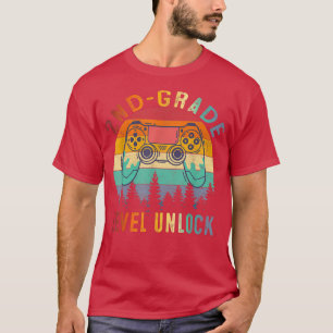 2nd Grade Back To School 2nd Grade Level Unlocked T-Shirt