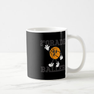 2nd Grade Baller Basketball Back to School - Kids Coffee Mug