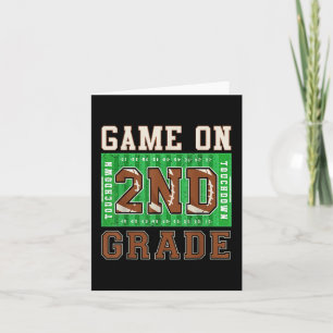 2nd Grade Boys Football Back To School Game On Sec Card