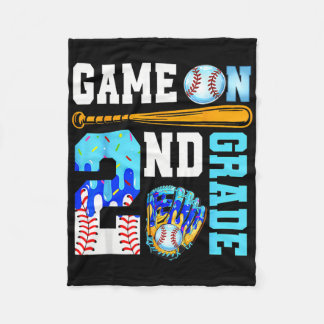 2nd Grade Ck To School Sell Drip Ice Cream Game On Fleece Blanket