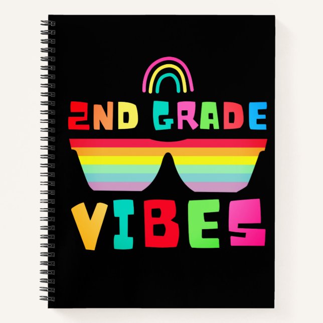 2nd Grade Class Back To School Teacher & Student Notebook (Front)