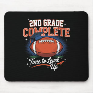 2nd Grade Complete Time To Level Up Football Last Mouse Mat