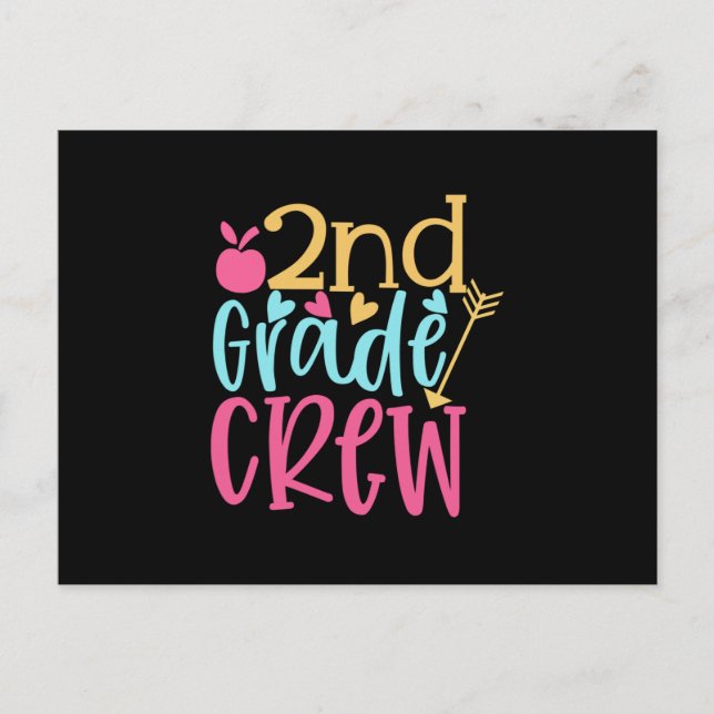 2nd Grade Crew Postcard (Front)