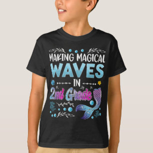 2nd Grade Cute Mermaid girls 1st day of back to sc T-Shirt
