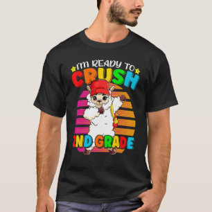2nd Grade Dabbing Llama Back To School Backpack G T-Shirt