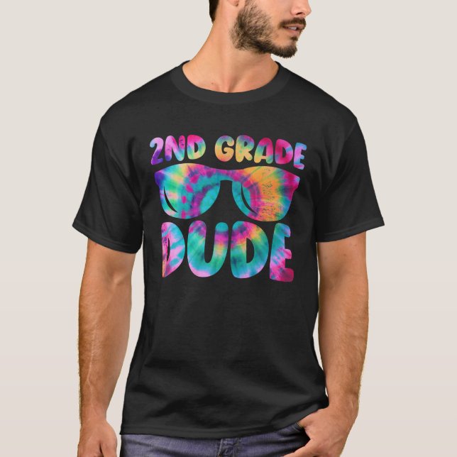 2nd Grade Dude Student Back To School Second Grade T-Shirt (Front)
