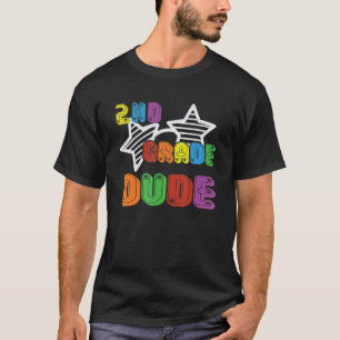 2nd Grade Dude Vintage Back To School T-Shirt