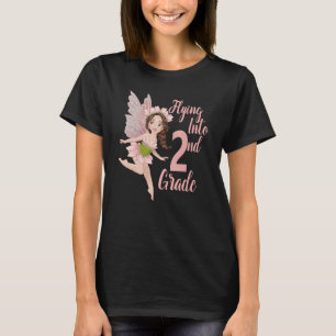 2nd Grade Fairy Girl 1st Day Of School Fairies Sec T-Shirt