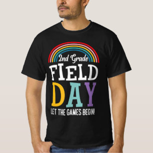 2nd Grade Field Day 2022 Let the Games Begin Teach T-Shirt