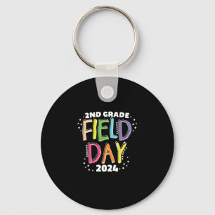 2nd Grade Field Day 2024 School Kids Teacher Key Ring